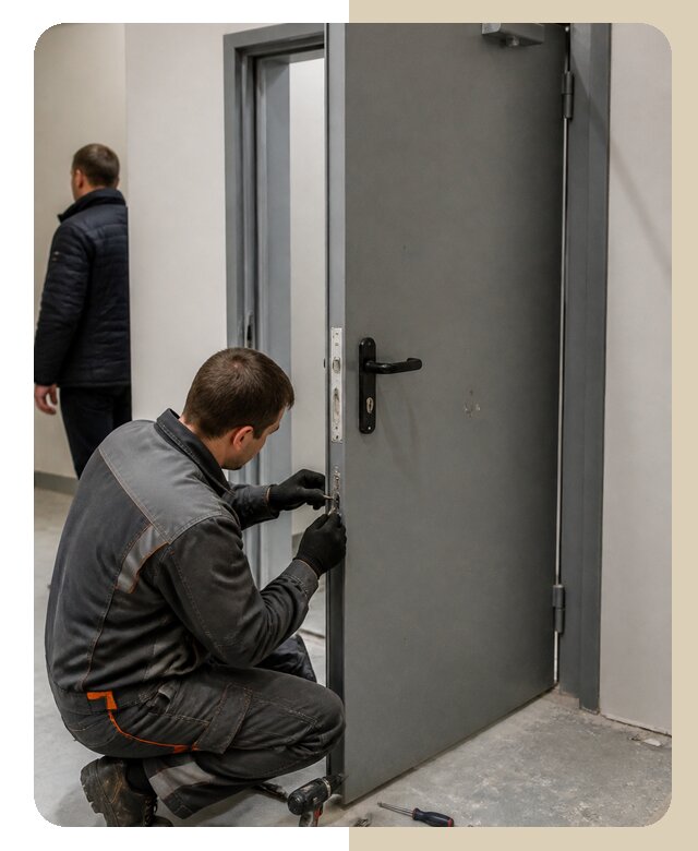 Ремонт противопожарной двери в Пушкине по цене 7031 р. | ДвериЛегко-Пшн